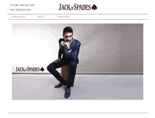 Tablet Screenshot of jack-of-spades.com